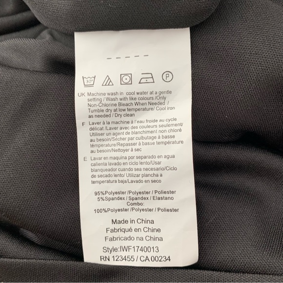 IMNYC Black Velvet Bell Sleeve Sheath Dress, Size Medium - Picture 7 of 8